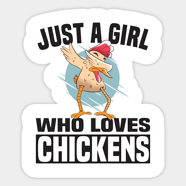 Chicken Chickens Pet Eggs Farmer Gift Sticker by Jackys Design Room